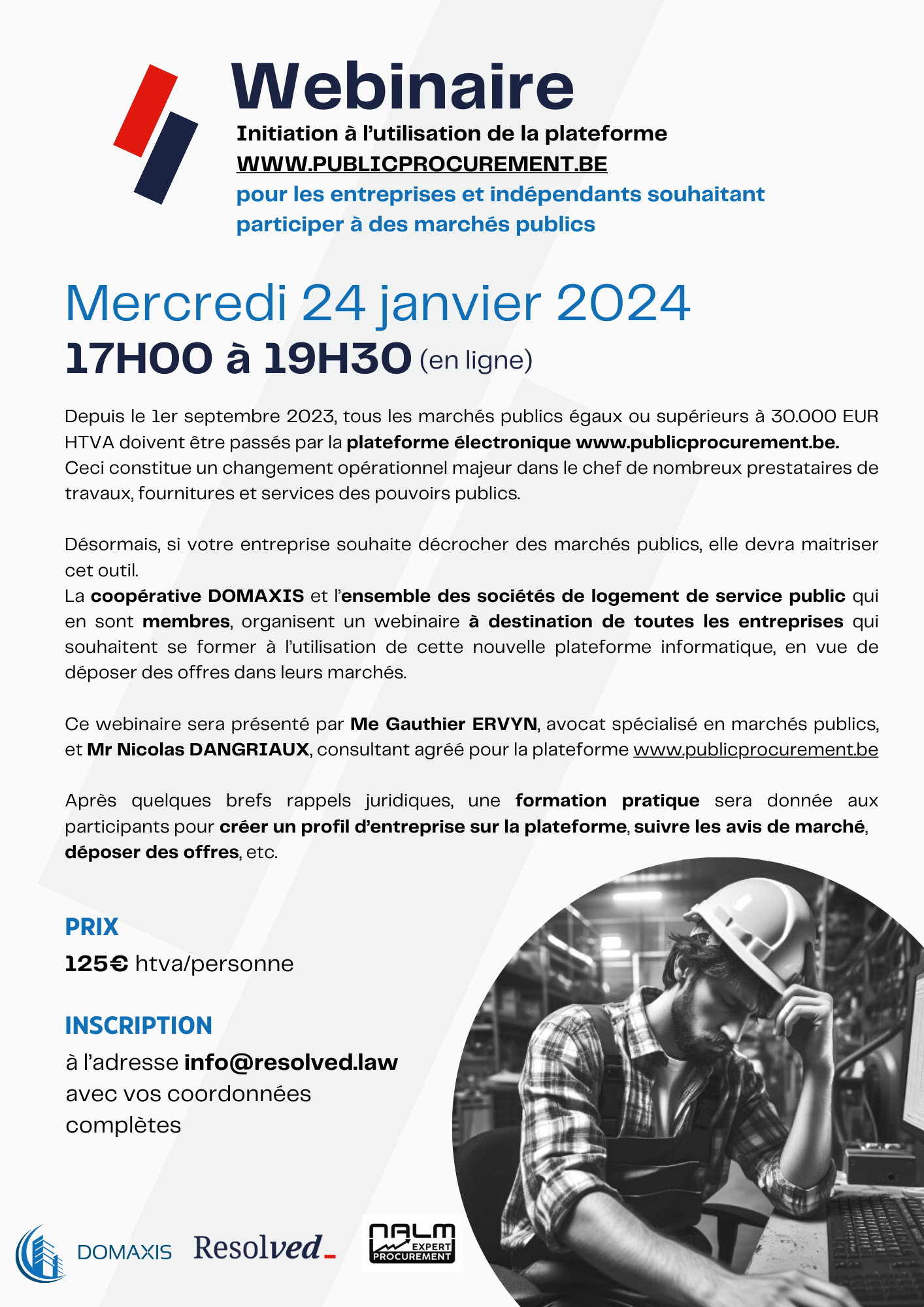 Lire la suite à propos de l’article Initiation à l’utilisation de la plateforme www.publicprocurement.be